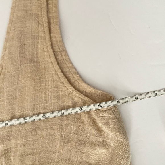 Spell Paloma Jumpsuit In Neutral Small Playsuit pockets natural cotton Bohemian - Picture 6 of 12